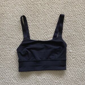 LULULEMON Both Ways Sports Bra Black Size 2 Medium Support Run Train